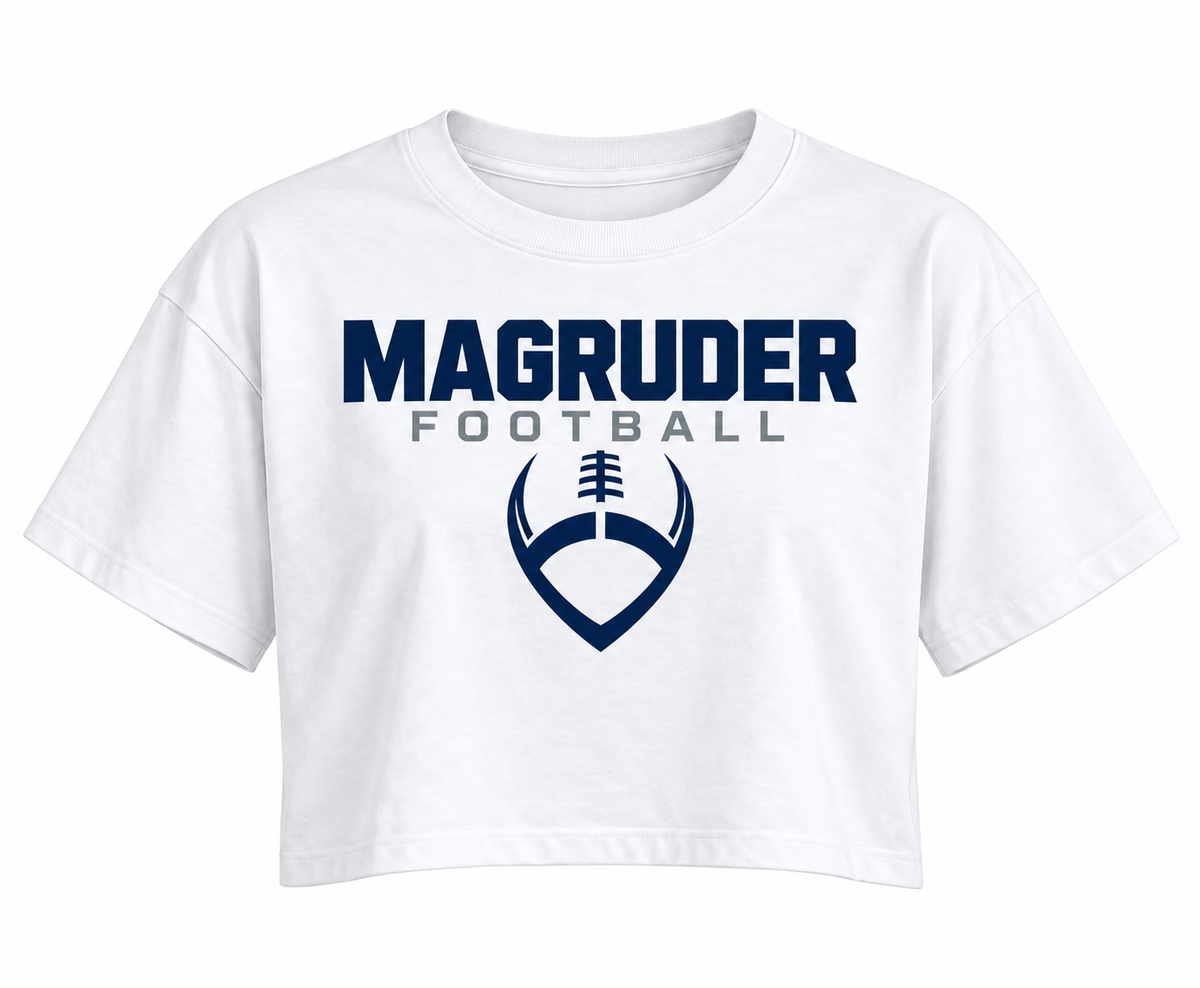 Women's Magruder Football Crop Top