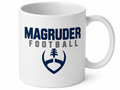 Magruder Football 12 oz coffee mug