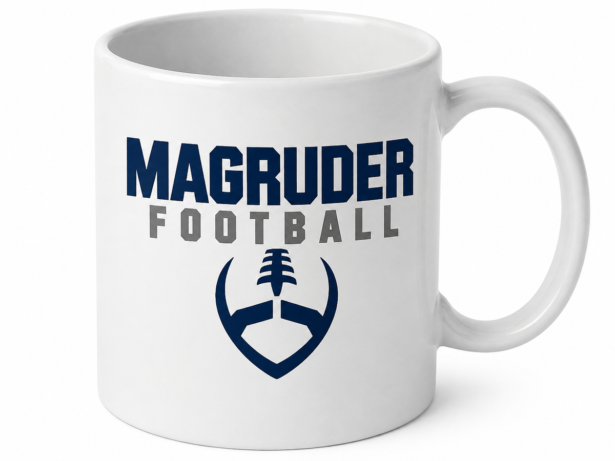 Magruder Football 12 oz coffee mug